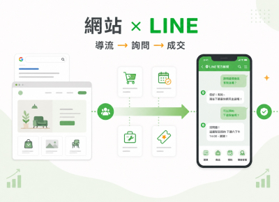 LINE 官方帳號結合網站經營手冊｜讓客戶從搜尋、加入 LINE 到詢問成交